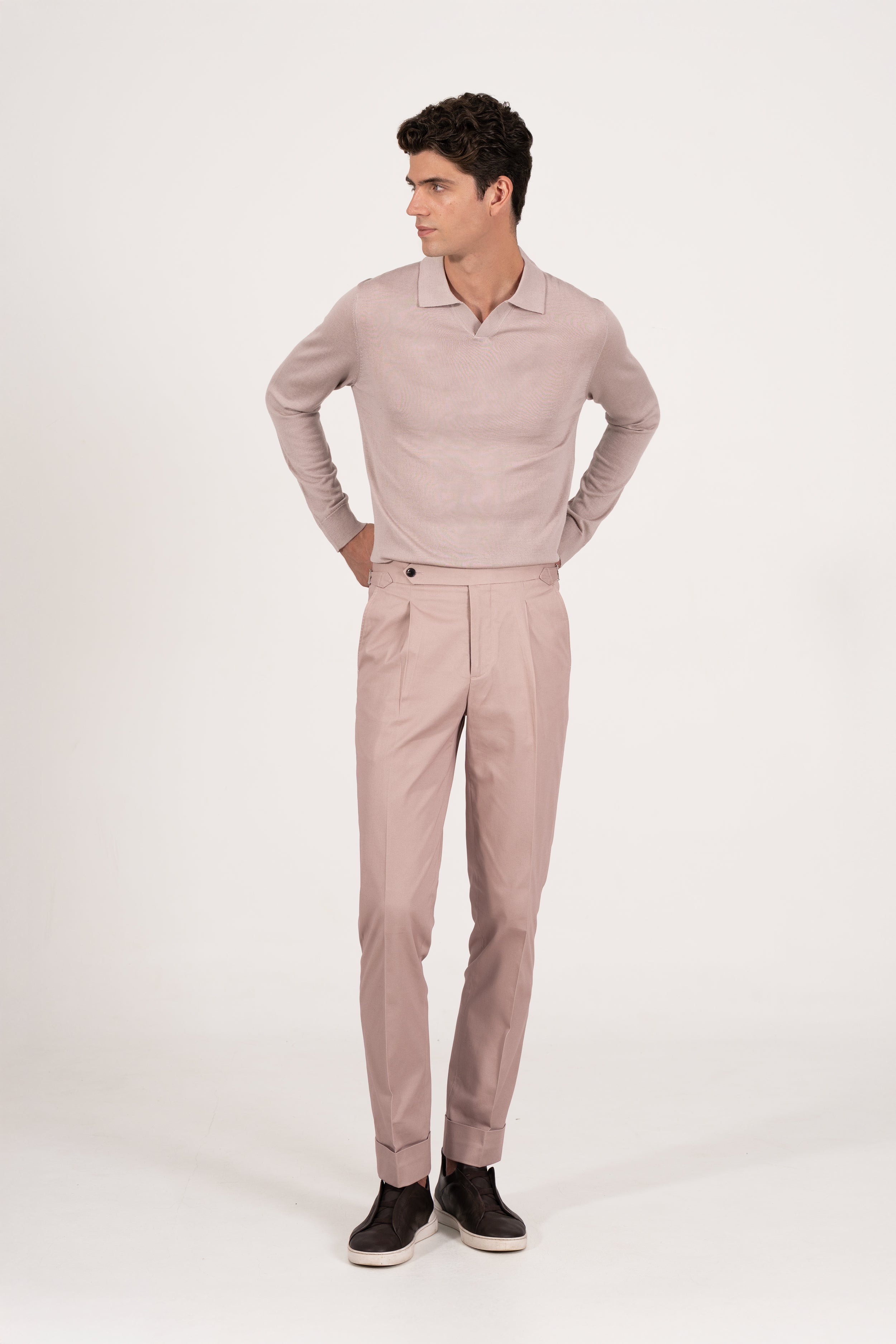 MERINO SLEEVE TAUPE