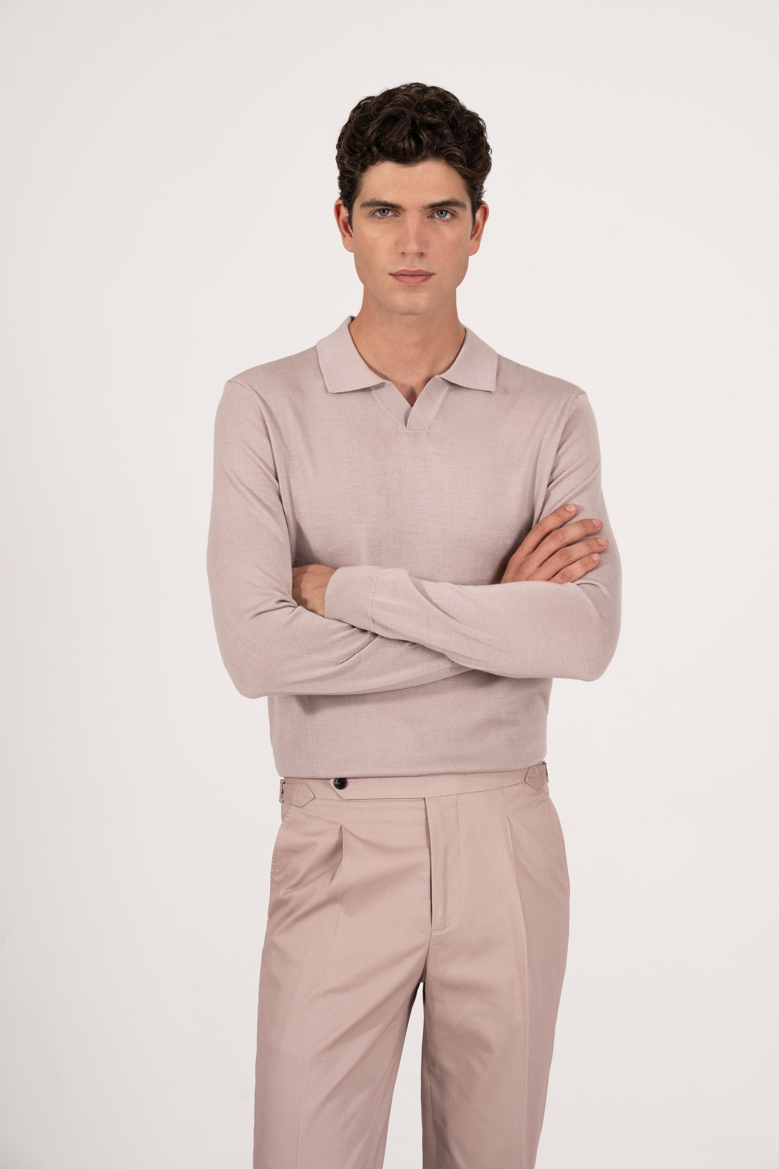 MERINO SLEEVE TAUPE